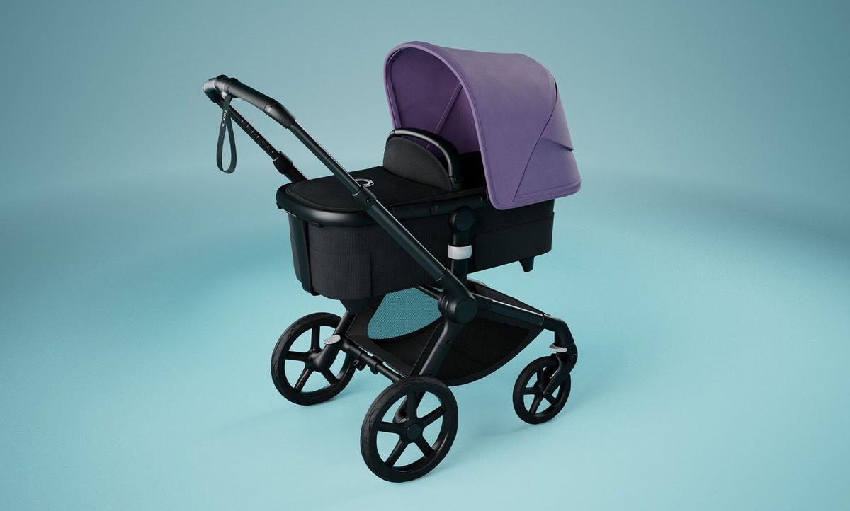 El carrito de bebé Bugaboo Fox 5 en color púrpura astro