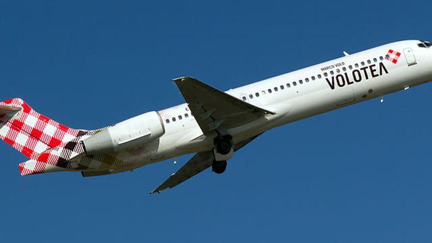 Un avión de Volotea