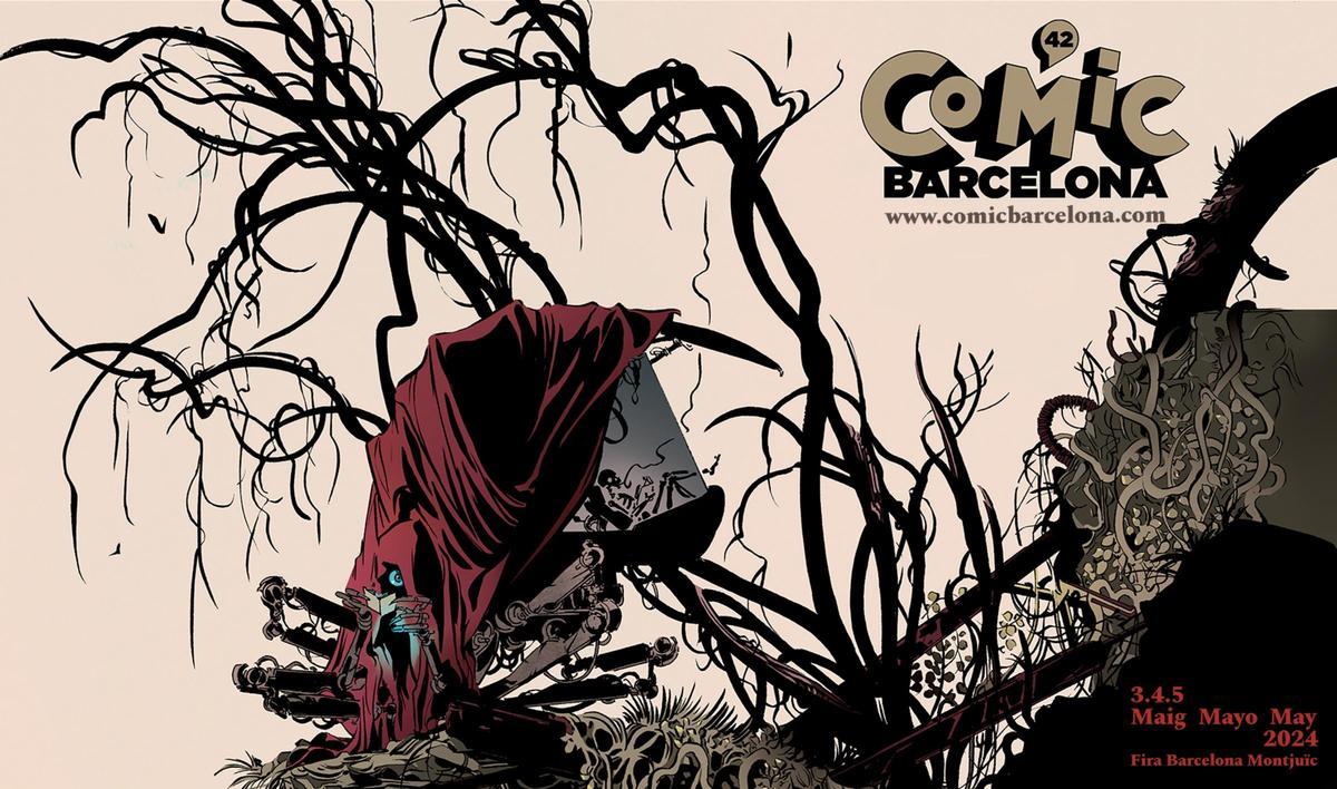 El cartel de Comic Barcelona, diseñado por Emma Ríos