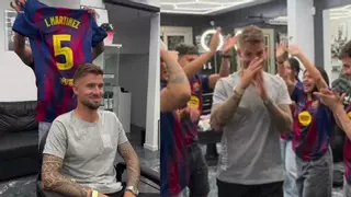 El barbero de Íñigo Martínez la lía en redes al anunciar su despedida antes que el Barça: "Adiós mi capitán"