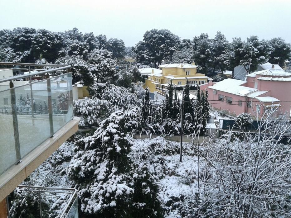 Nieve en Dénia.