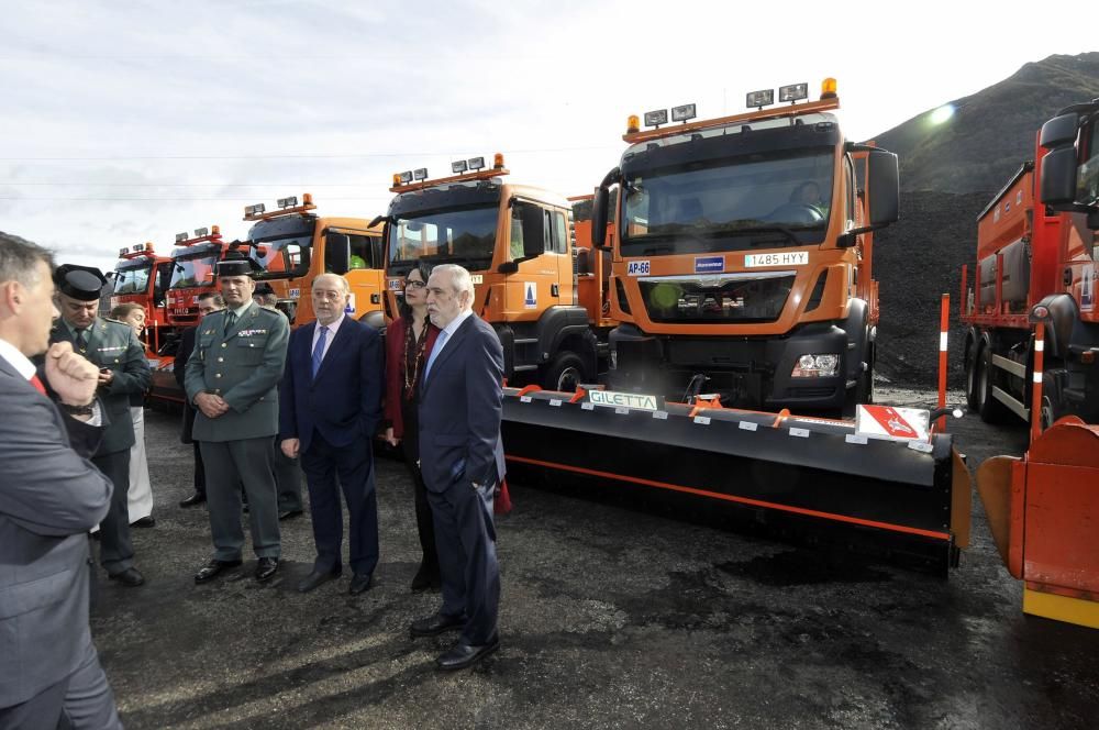 Presentación de la campaña invernal en la autopista Huerna