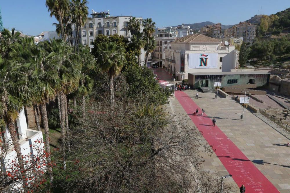 La ciudad se prepara para el Festival de Málaga