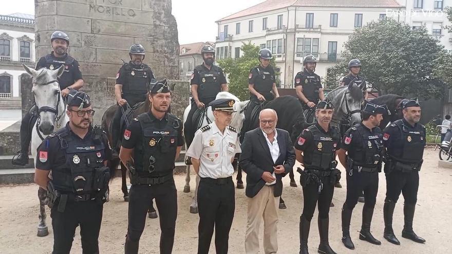 La Unidad de Caballería de la Policía Nacional volverá a velar por los montes gallegos