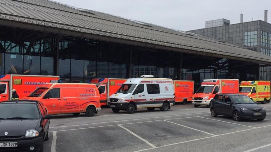 Un espray de pimienta, posible causa de la evacuación del aeropuerto de Hamburgo