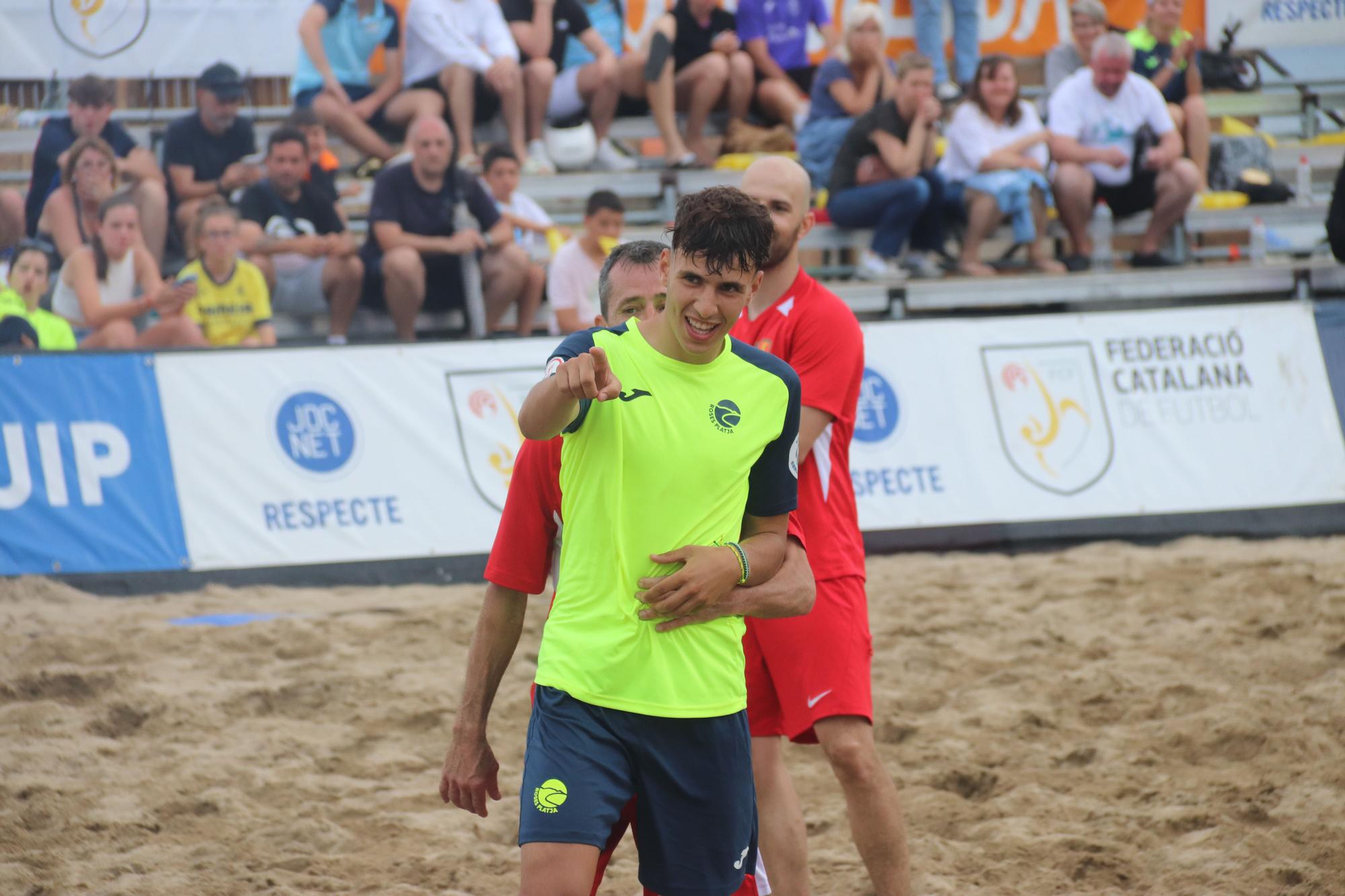 Campionats de Catalunya de futbol platja a Roses