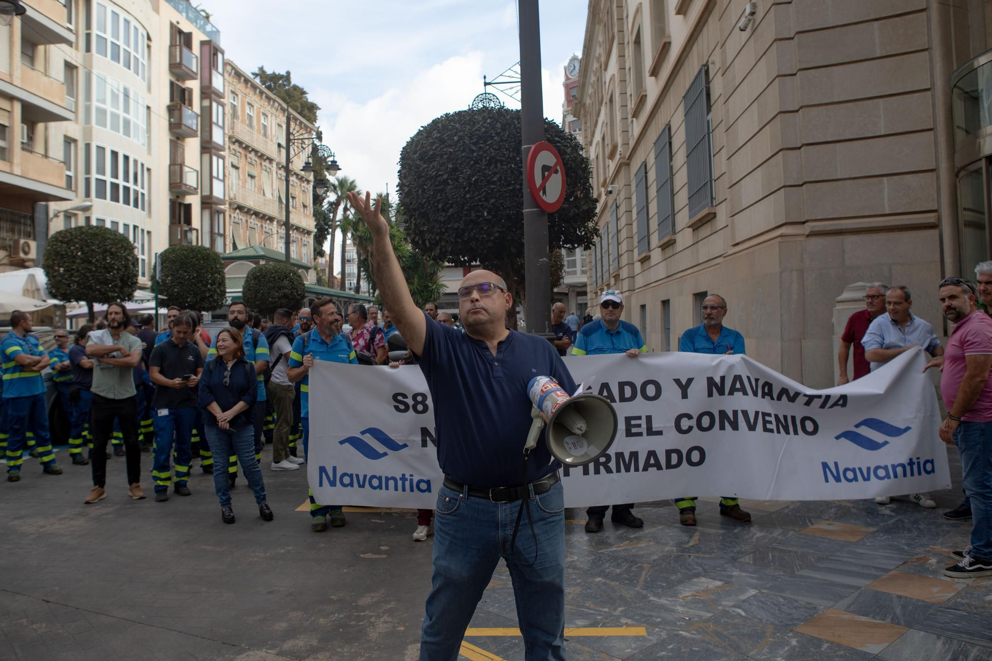 Protesta de los trabajadores de Navantia