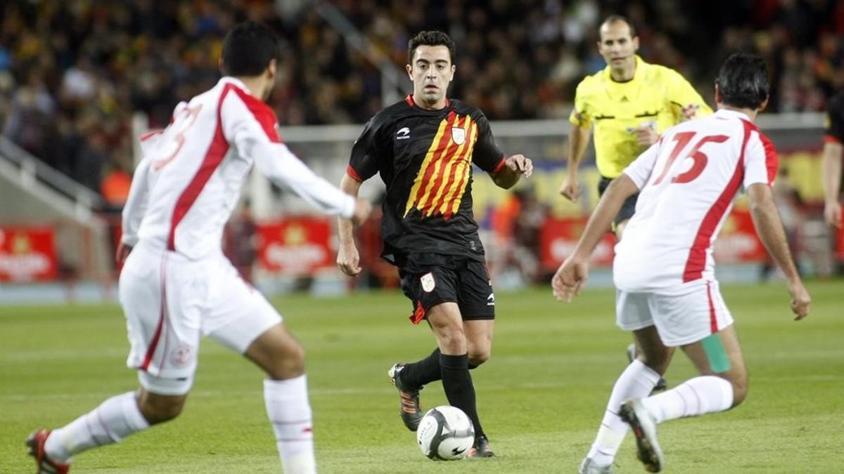 xavi en el catalunya   tunez   foto david casanovas