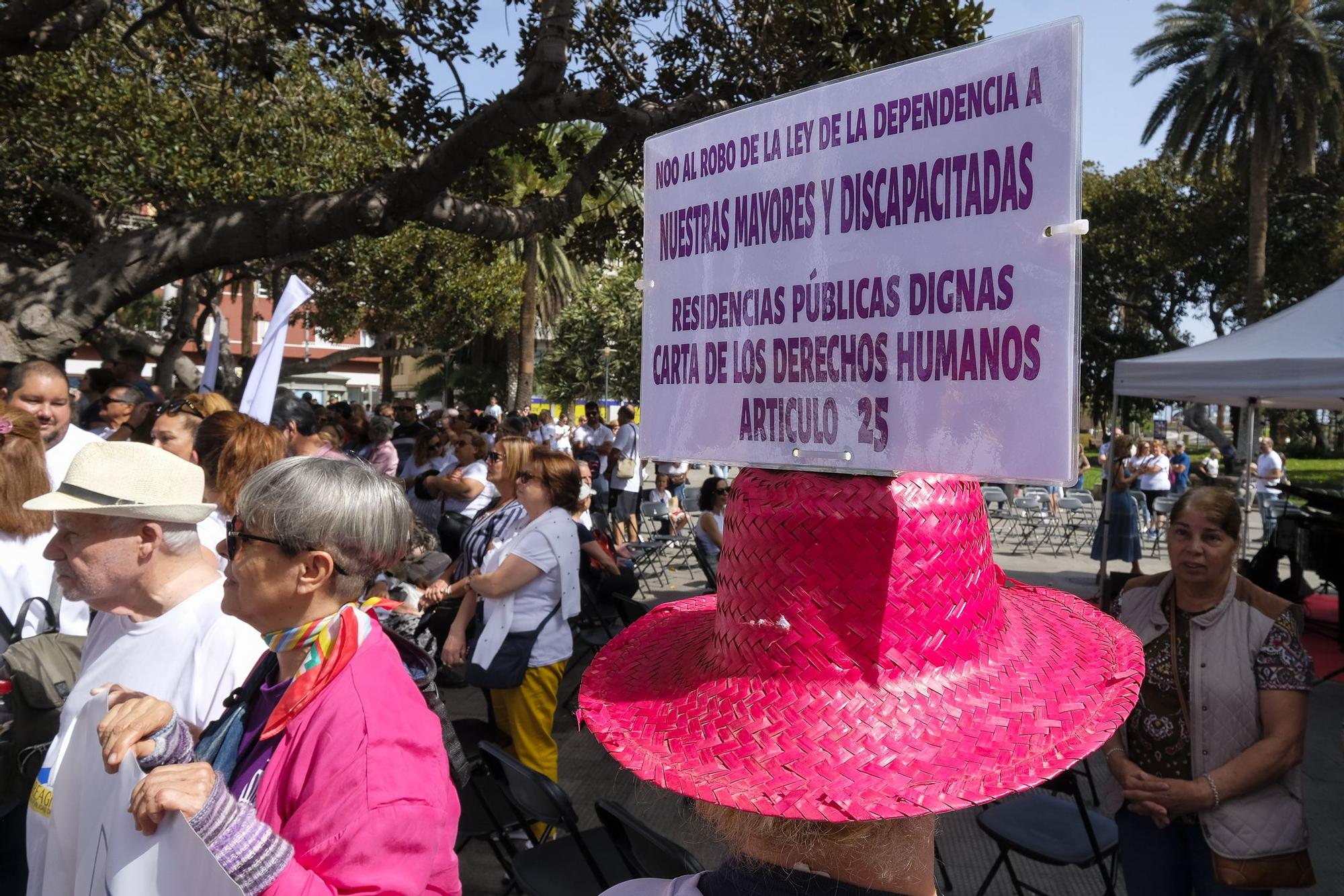 Manifestación en Gran Canaria en defensa de la sanidad pública