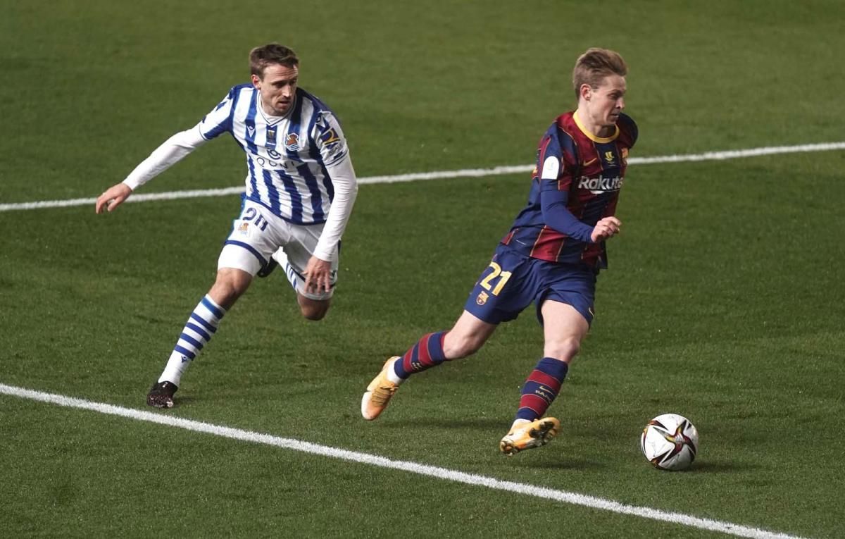 Las imágenes del FC Barcelona-Real Sociedad de la semifinal de la Supercopa de España