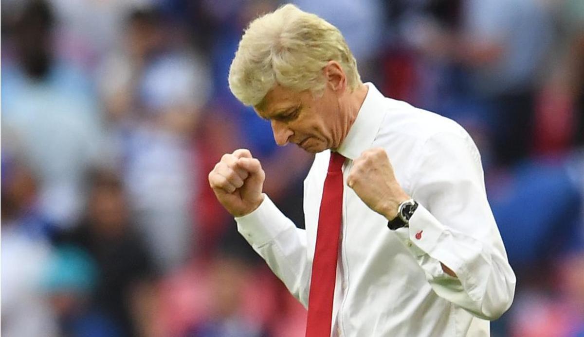 Wenger, tras ganar la FA Cup al Chelsea.
