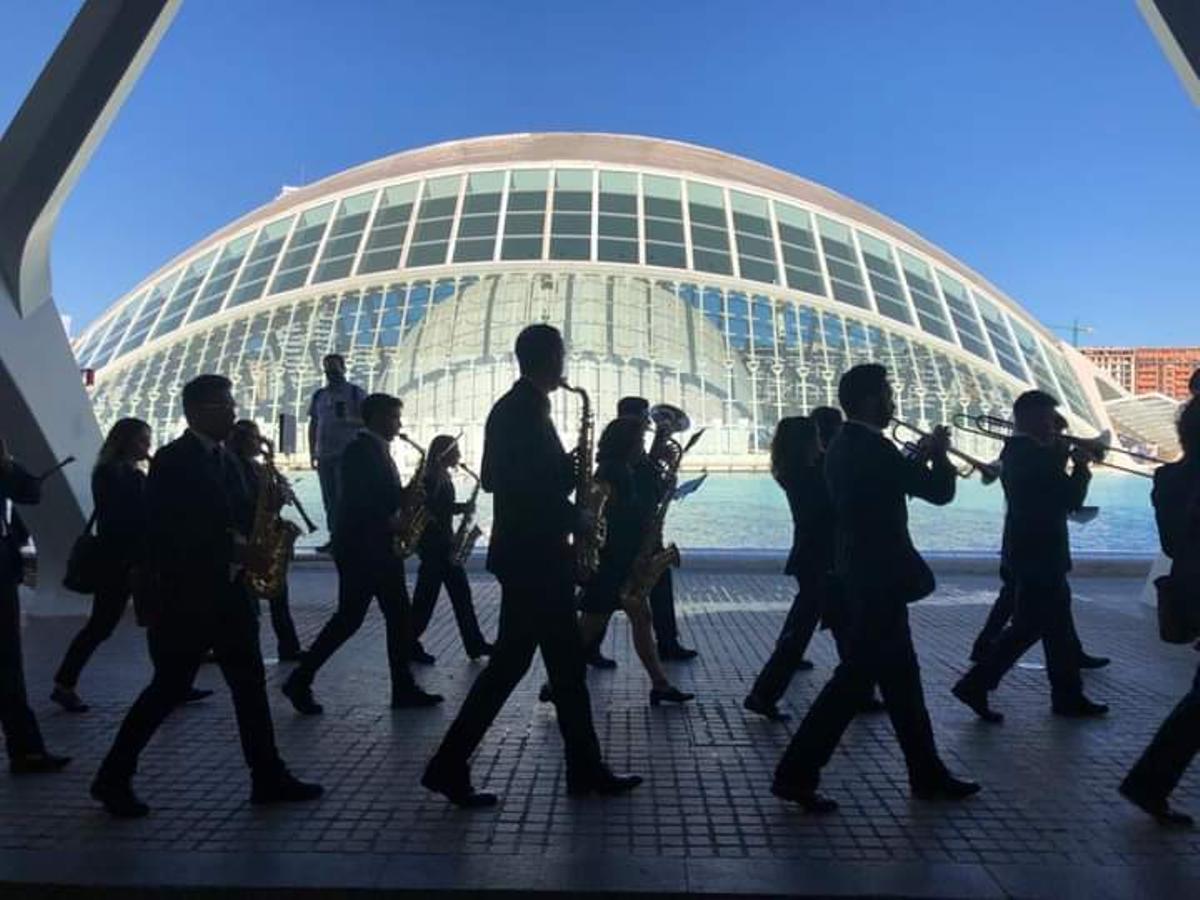 Imagen de archivo de una banda de música.