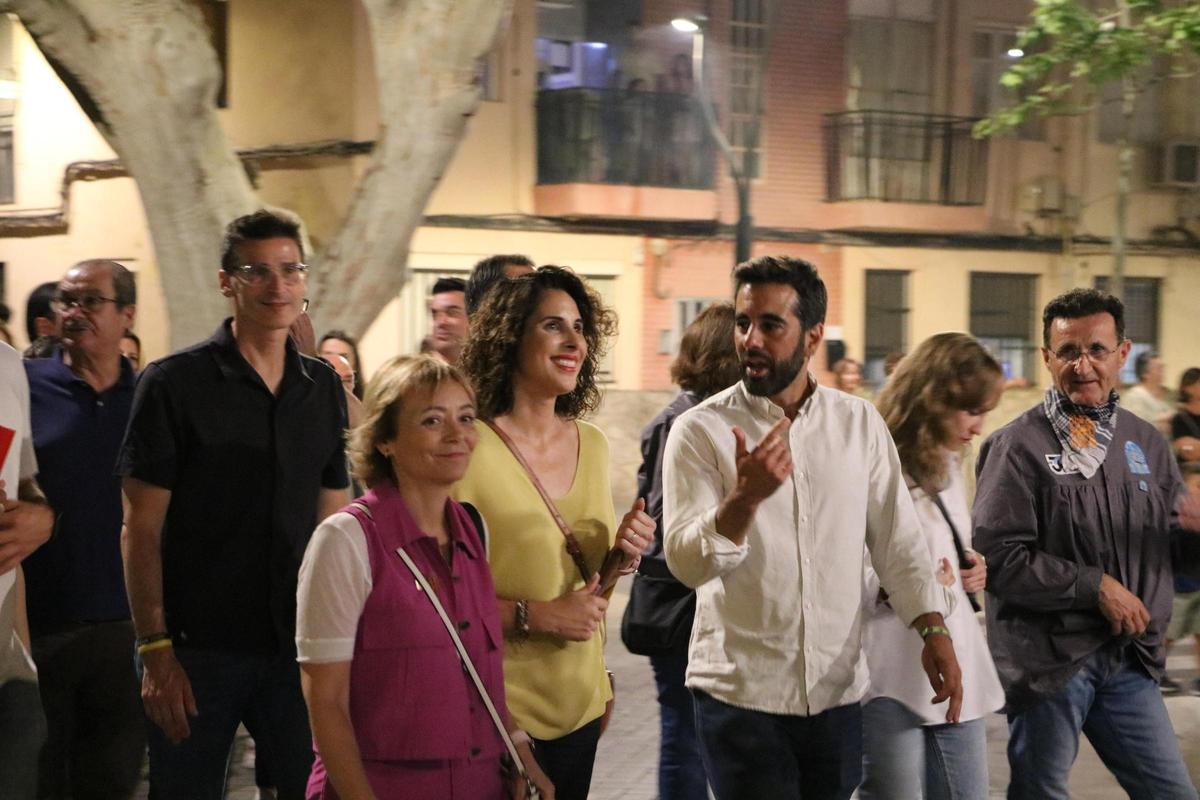 José Muñoz y la alcaldesa Cristina Mora