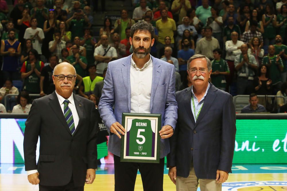 El Unicaja rinde homenaje a Berni