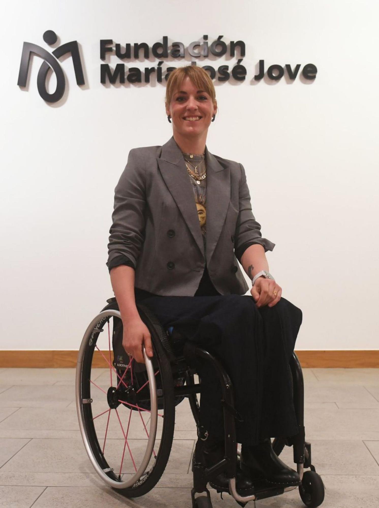 Eva Moral, en la Fundación María José Jove.