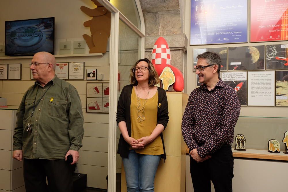 Inauguració de l'exposició «El coet de Tintín arriba al Museu del Joguet»