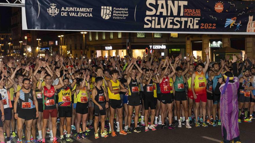 Recorrido y cortes de tráfico por la San Silvestre de Valencia