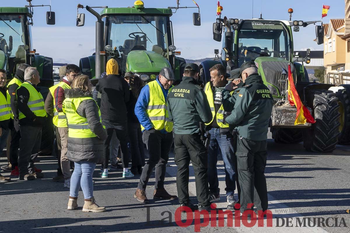 Manifestaciones de agricultores en Caravaca