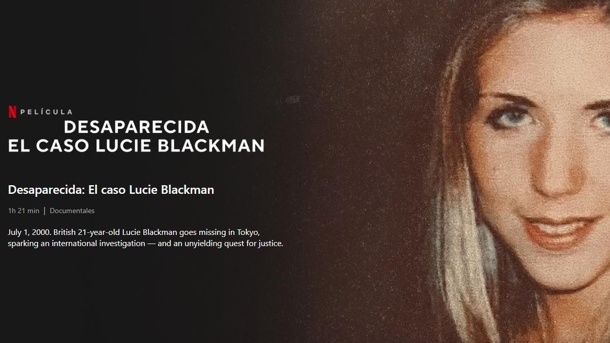 'Desaparecida: El caso de Lucie Blackman' de Netflix