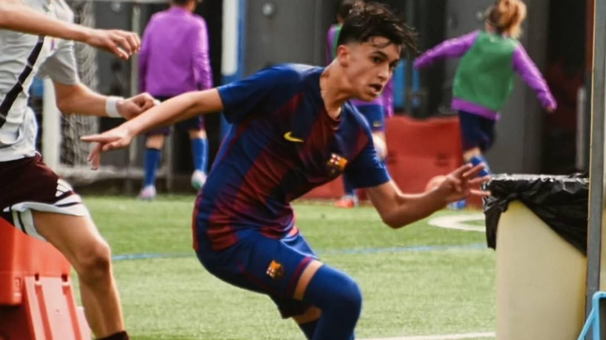 Juan Fernández, el hermano de Guille que despunta en el Barça