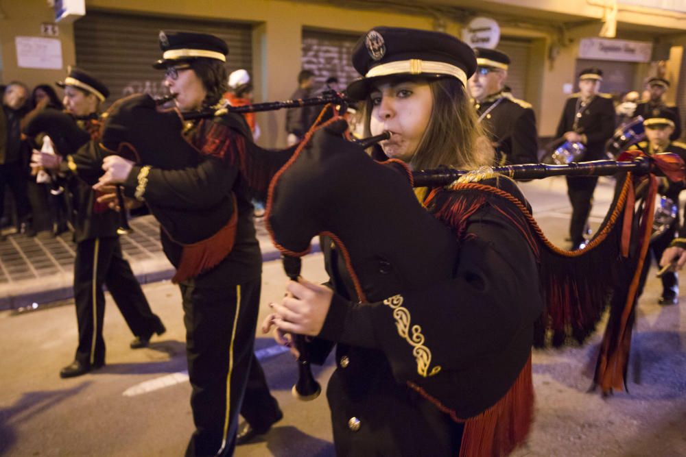 Procesión del sábado de Pasión en el Grao