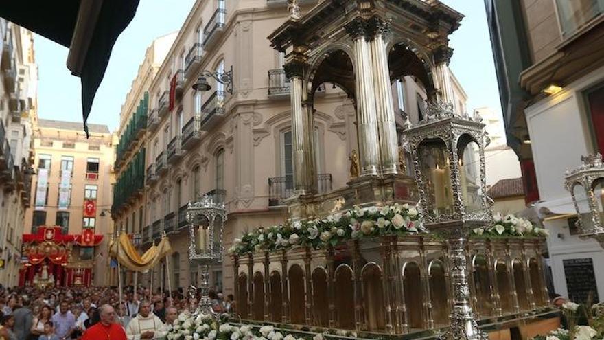 Un momento de la procesión del Corpus en 2015.