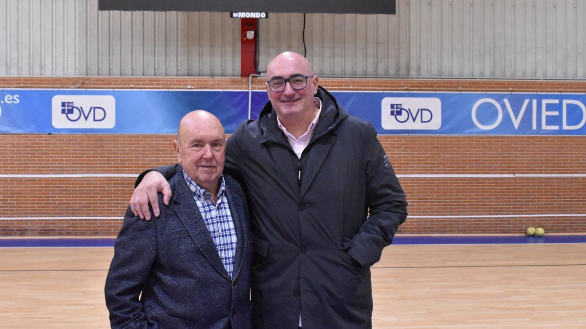 Pepe Rionda, a la izquierda, y Heriberto Fernández, "Caco"