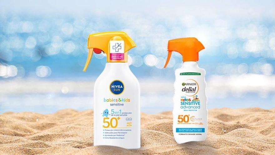 Las mejores cremas solares para este verano, según la OCU: Nivea y Garnier.