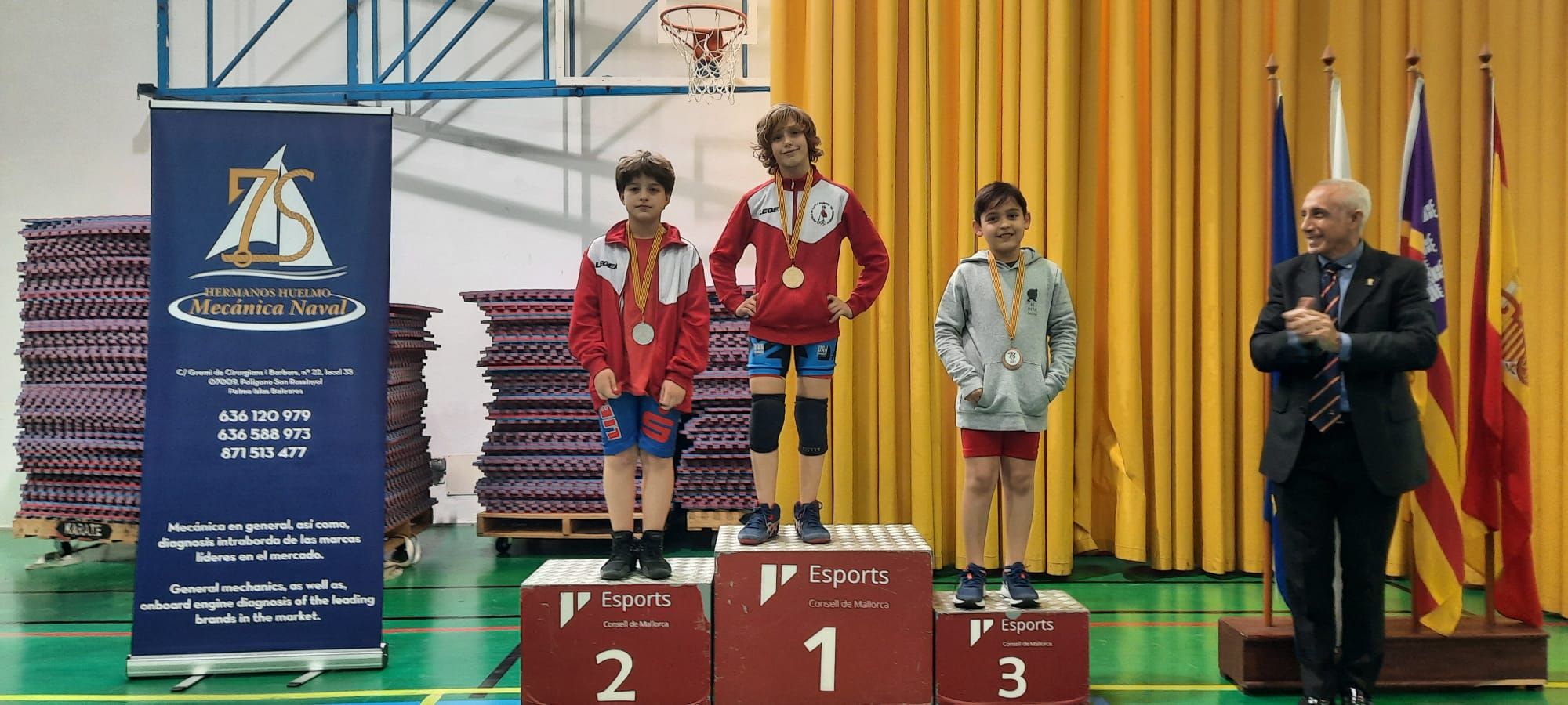 Calvià acogió el Campeonato de Baleares de lucha olímpica de base