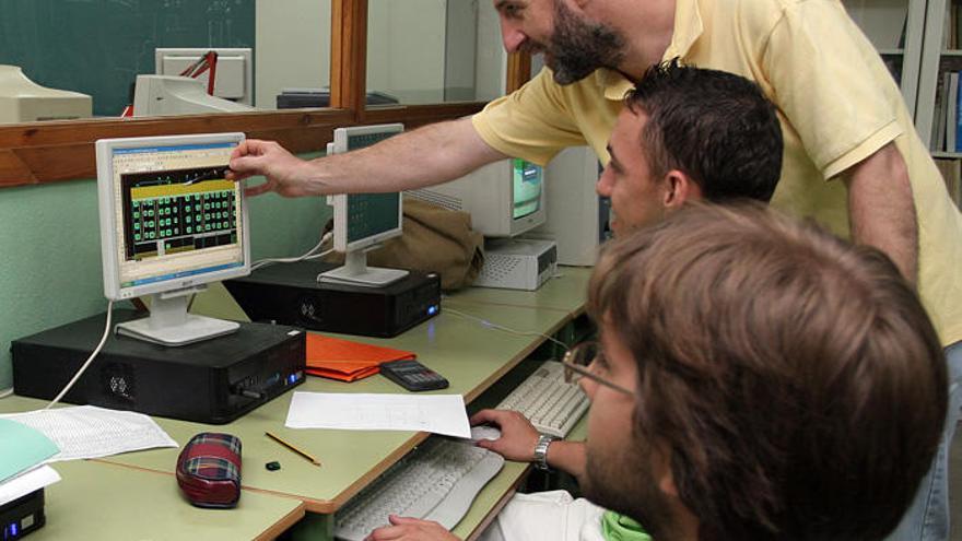 Aula de formación profesional.