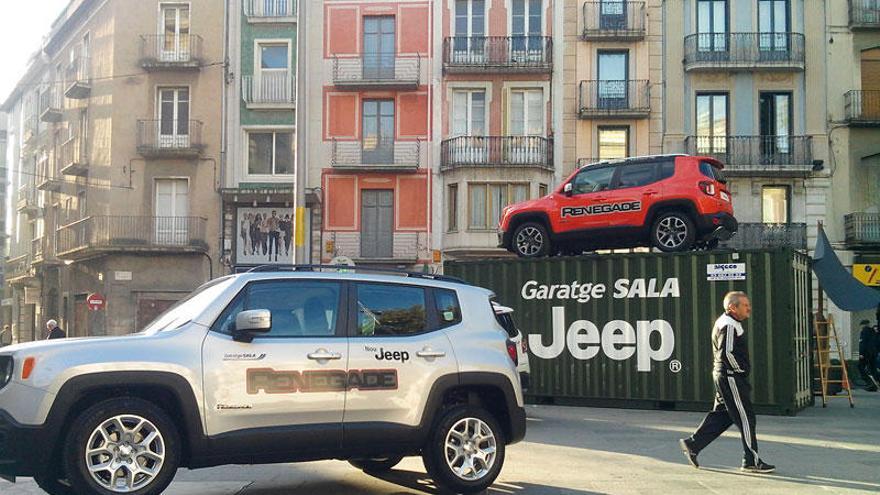 L&#039;espai Jeep del Dalírium a la placeta baixa de la Rambla.