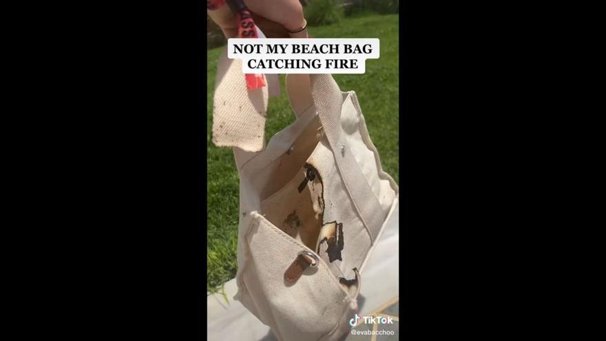 Un bolso de Primark termina en llamas por estar al sol: así ha explicado el incidente su dueña