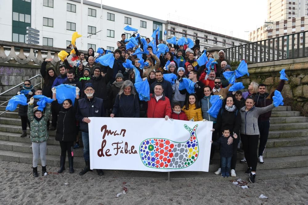 Mar de fábula | Limpieza de playas en Riazor y Orzán