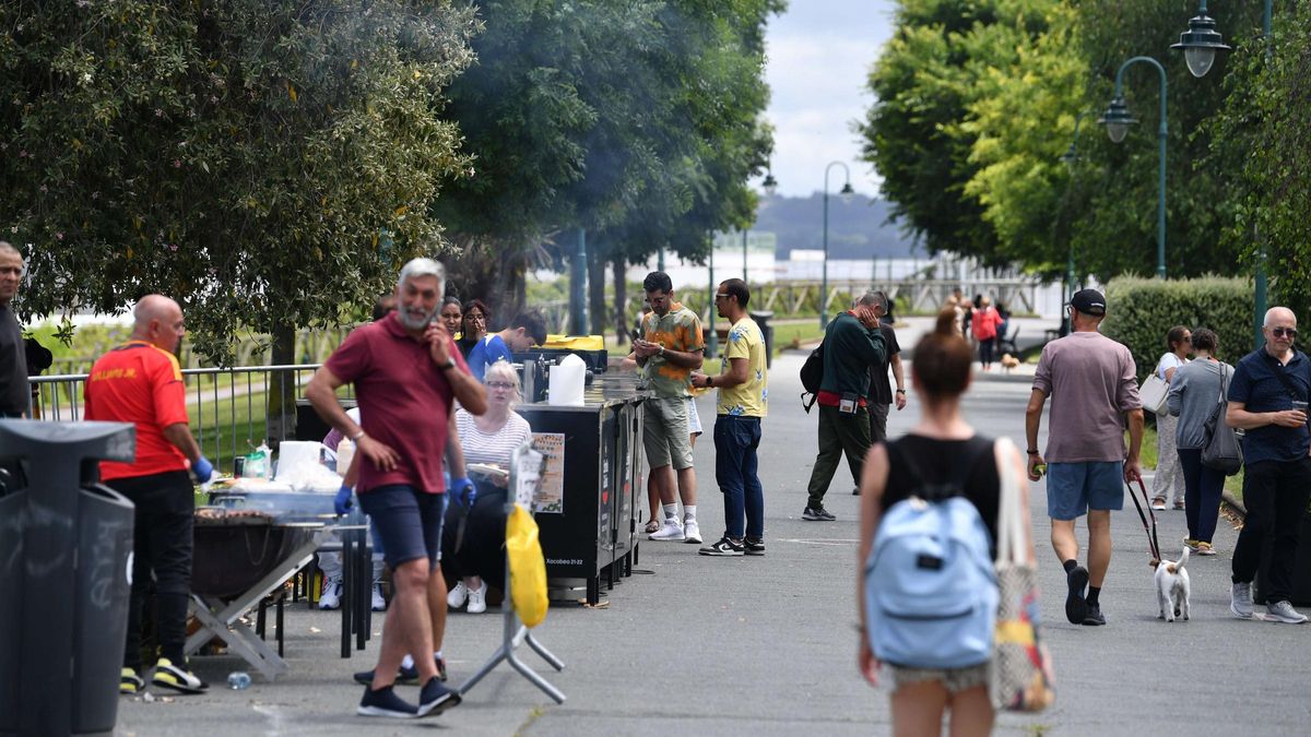 Comida popular del pasado año en las fiestas de Os Castros