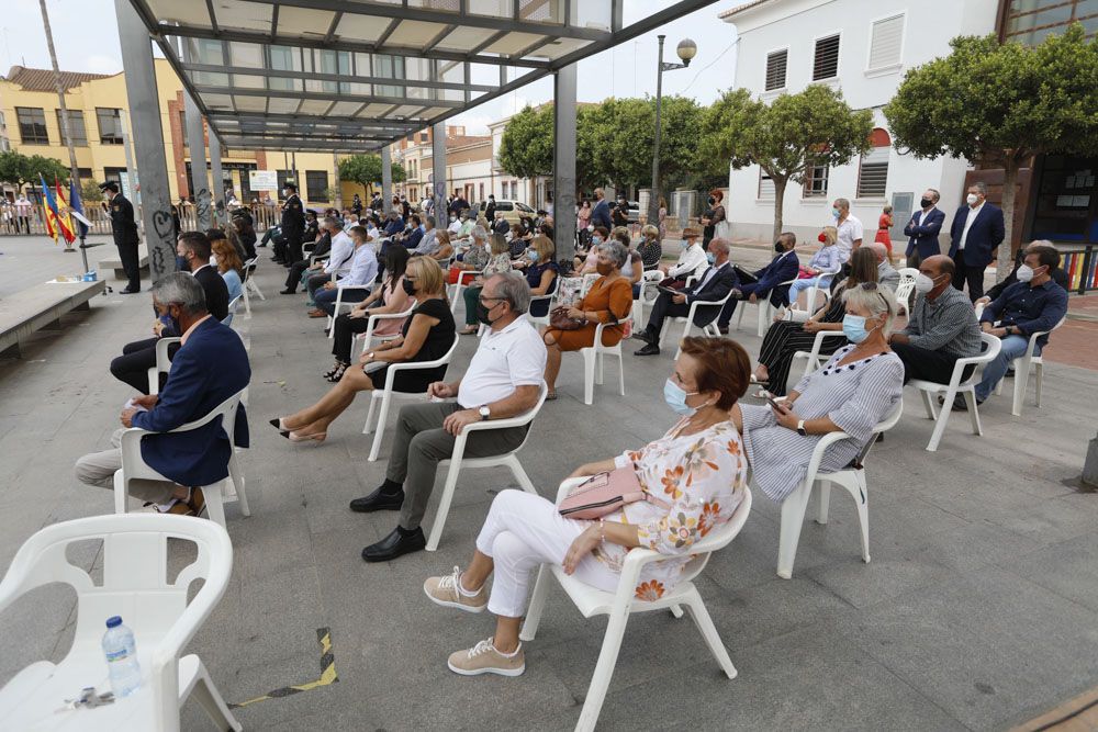 Acto institucional por el Patrón del Cuerpo Nacional de Policía en Sagunt.