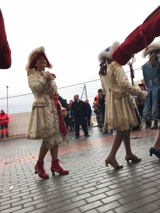 San Blas vuelve a su ermita en las fiestas de Moros y Cristianos de Sax