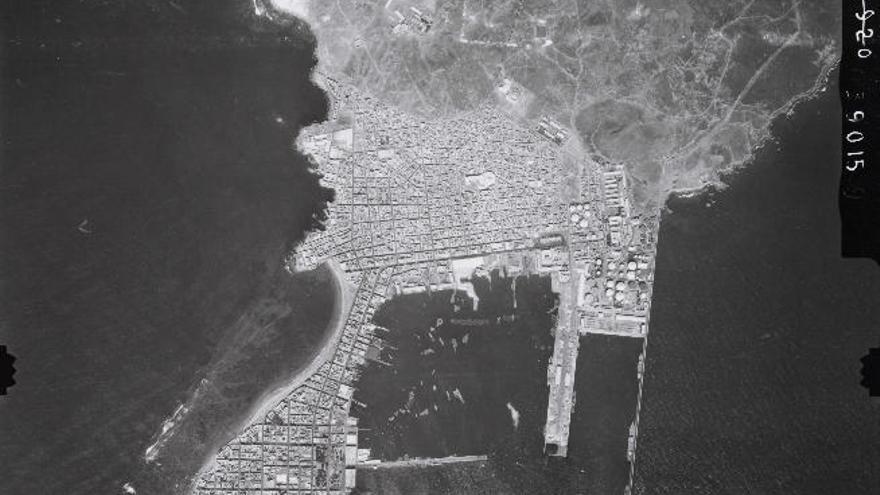 Fotograma de Las Palmas tomado durante el Vuelo americano.
