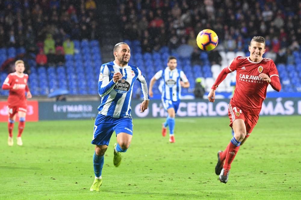 El Dépor doblega al Zaragoza en Riazor