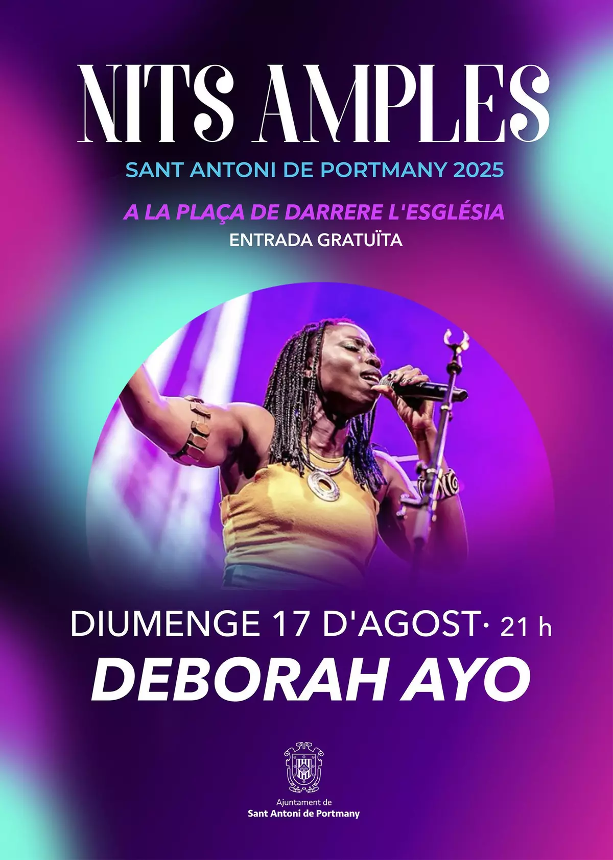 Deborah Ayo cierra este domingo el ciclo 'Nits Amples d’Estiu'