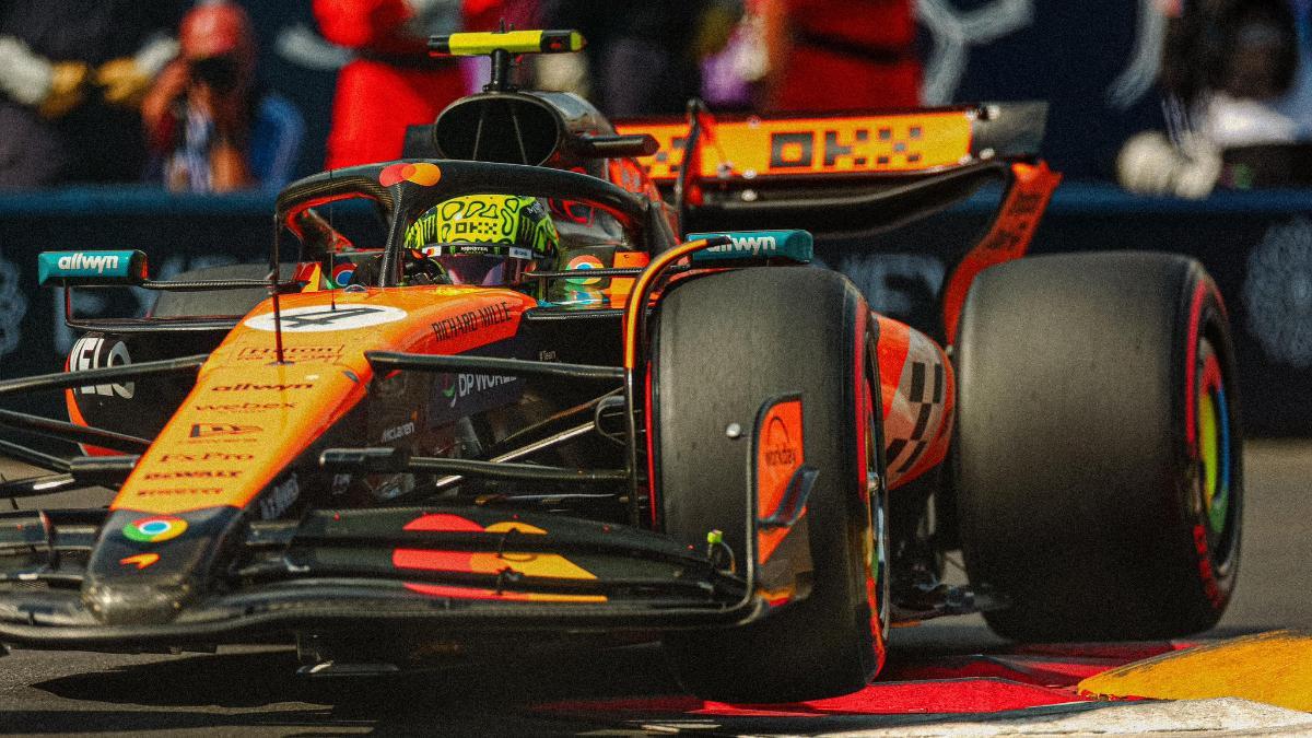 Lando Norris, el más rápido en Mónaco