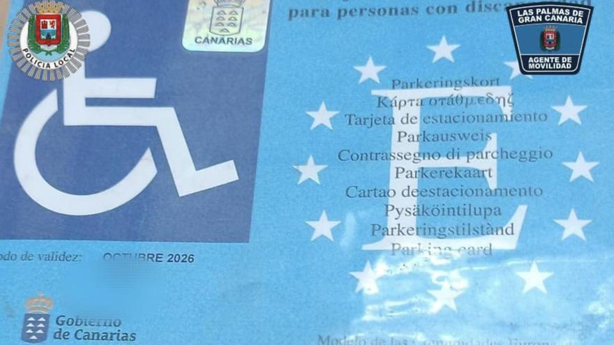 Usa la tarjeta de estacionamiento de un discapacitado muerto en Las Palmas de Gran Canaria
