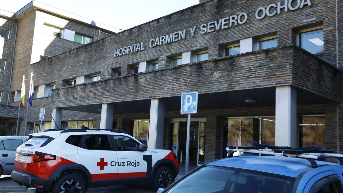 Fachada del hospital cangués.