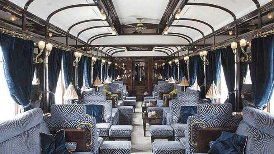 Un vagón del lujoso Orient Express, tema del libro del mismo nombre de Mauricio Wiesenthal.