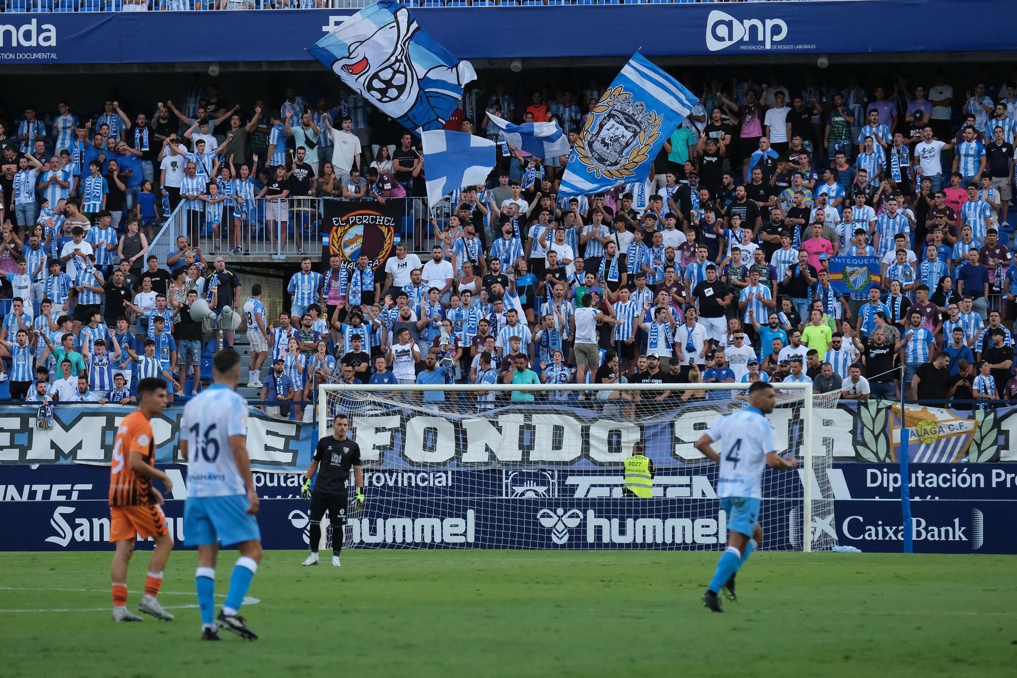 Málaga CF - Antequera CF: el Trofeo Costa del Sol, en imágenes