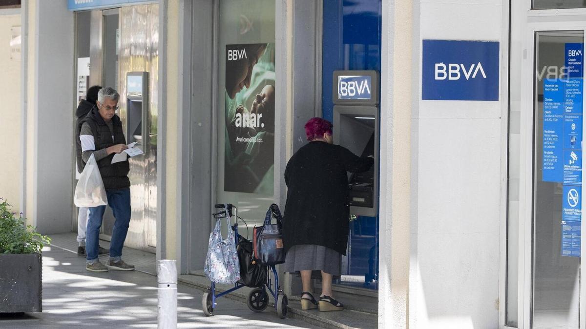 Una oficina del BBVA.