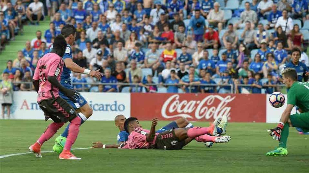 'Choco' Lozano marcó un gol ante el Getafe