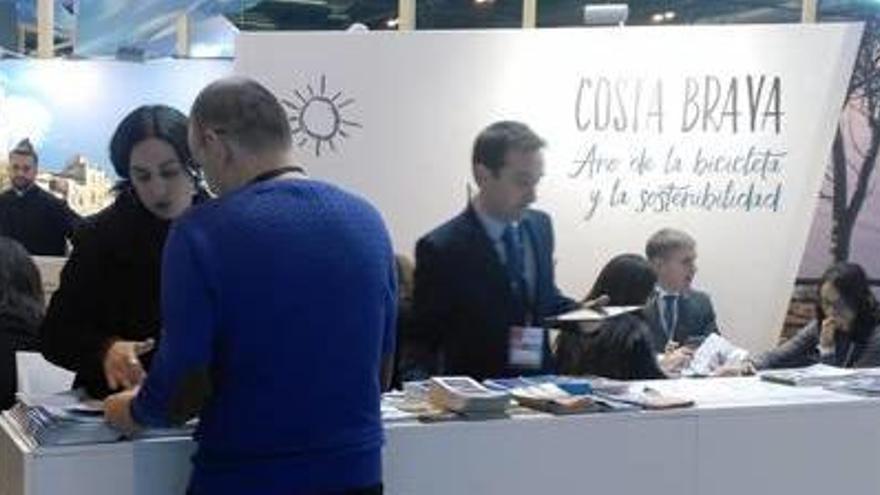 Un dels espais per promocionar la Costa Brava a Fitur.