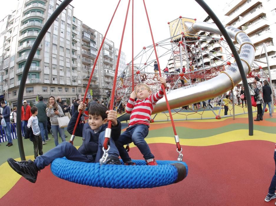 Así es el nuevo 'macroparque' infantil de Vigo.