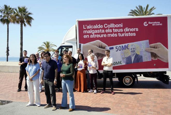 Pisarello acusa a Collboni de "malgastar" 50 millones de euros en "atraer más turistas"