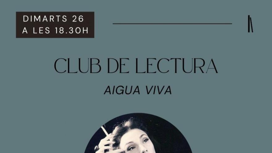 Club de lectura de narrativa amb Aigua Viva, de Clarice Lispector